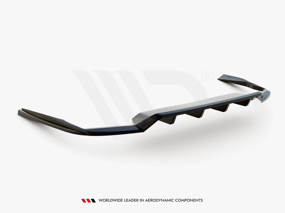 Maxton Design Rear Diffuser (Vertical Bars) for Volvo V90 / S90 R-Design (VO-V90-2-RDESIGN-RD1G+RD2G) - 6