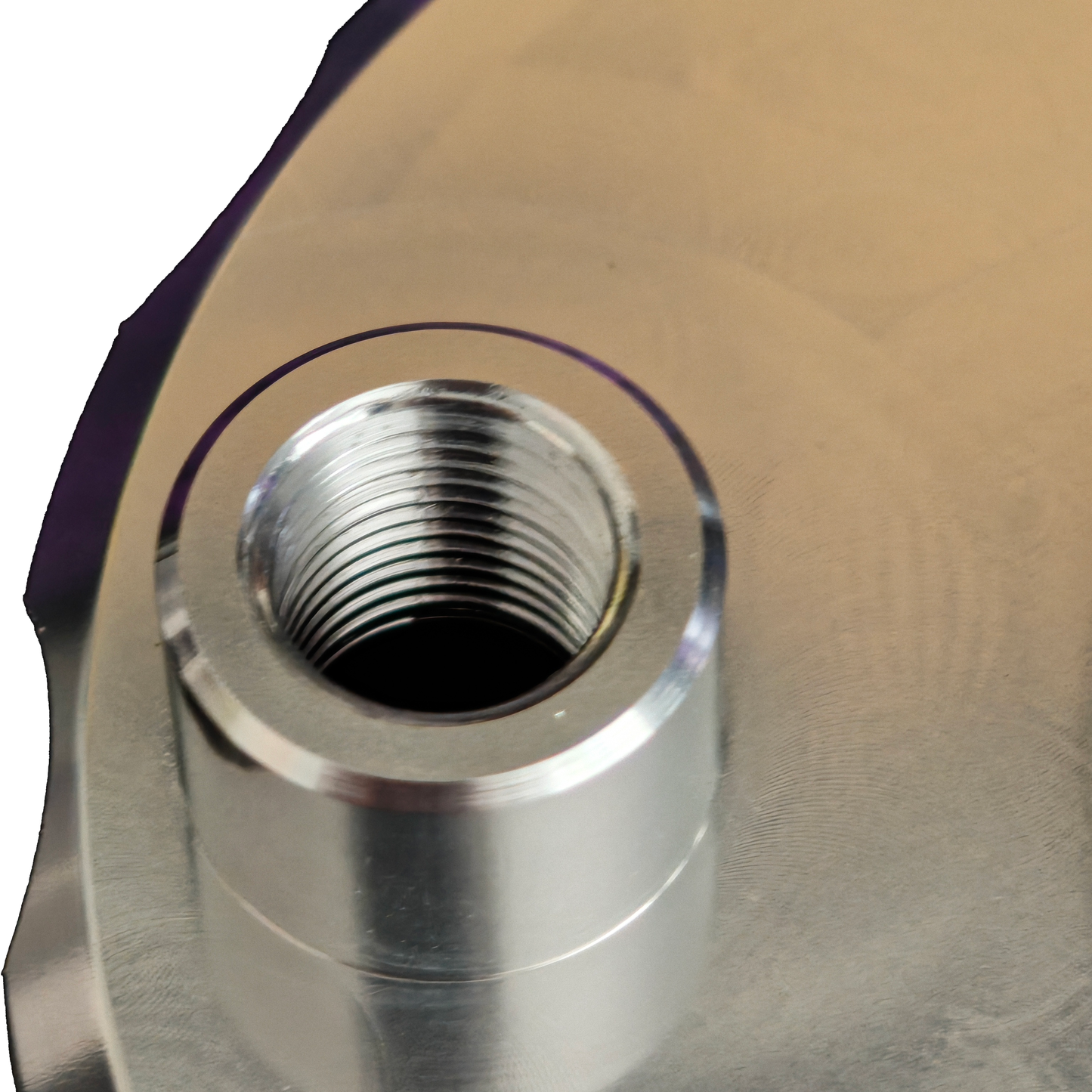 Billet Oil Filter Cap with Dual 1/8NPT Sensor Ports – Fits Volvo T5 & Mk2 Focus ST/RS