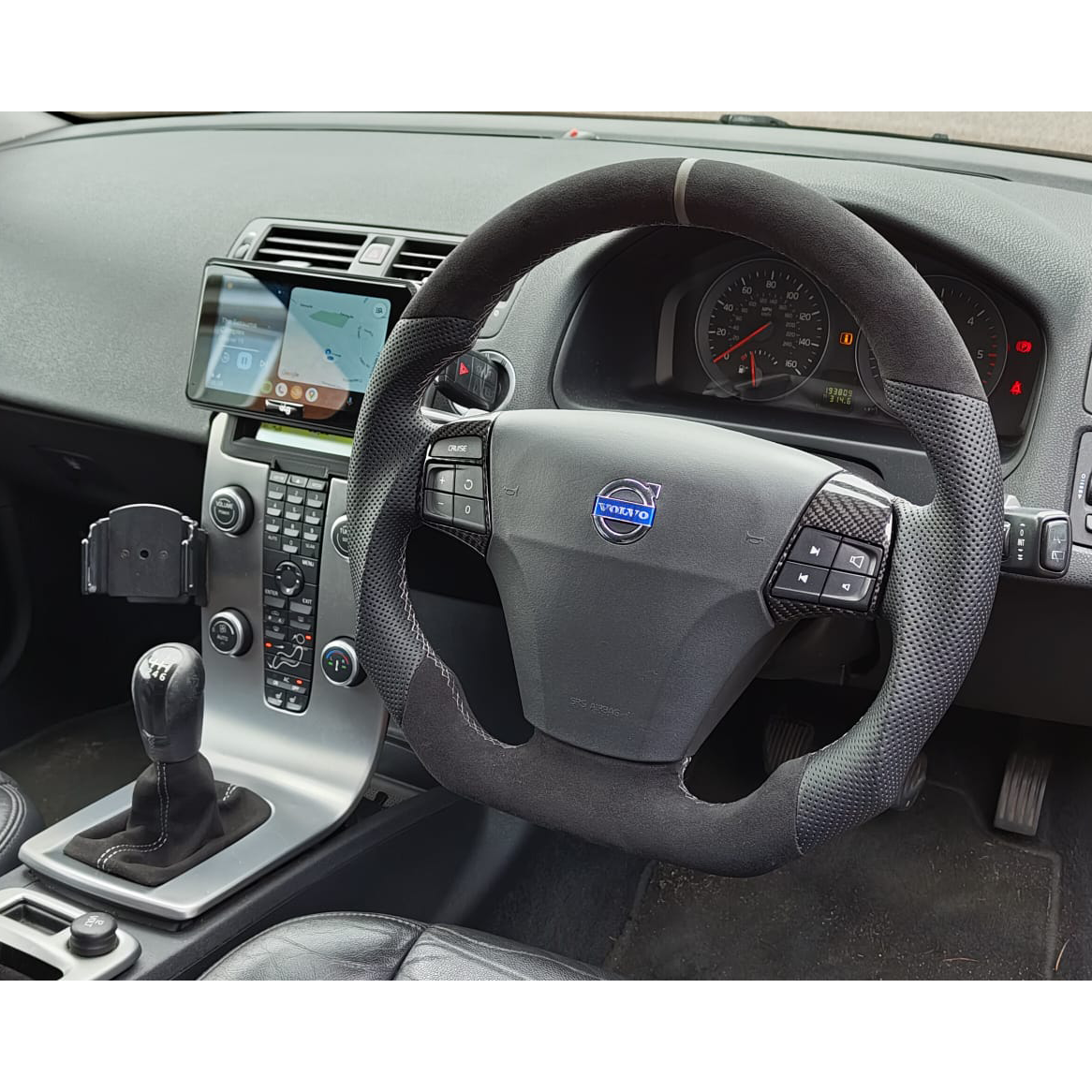 Volvo P1 Alcantara Steering Wheel