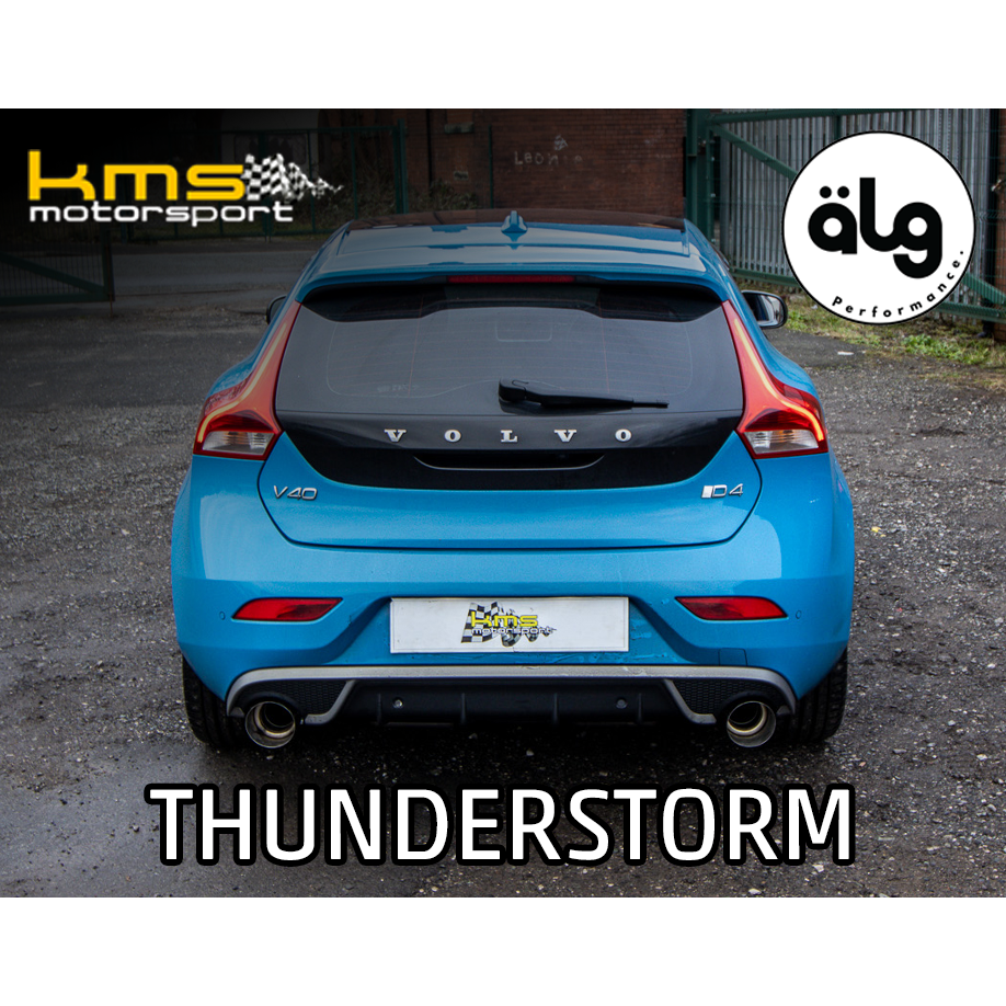 KMS Thunderstorm Exhaust - Volvo V40