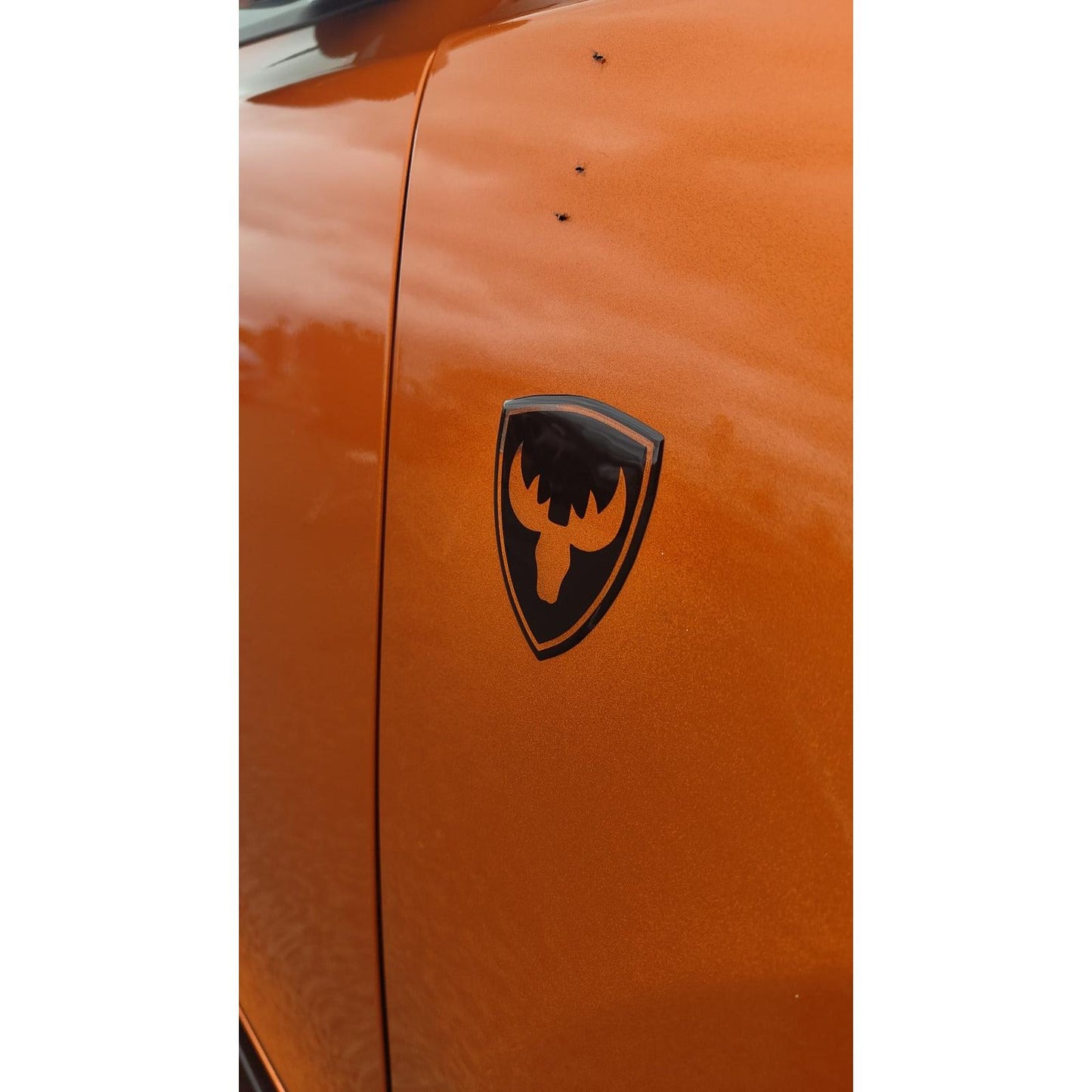 Moose Head Shield 3D Polydome Decal