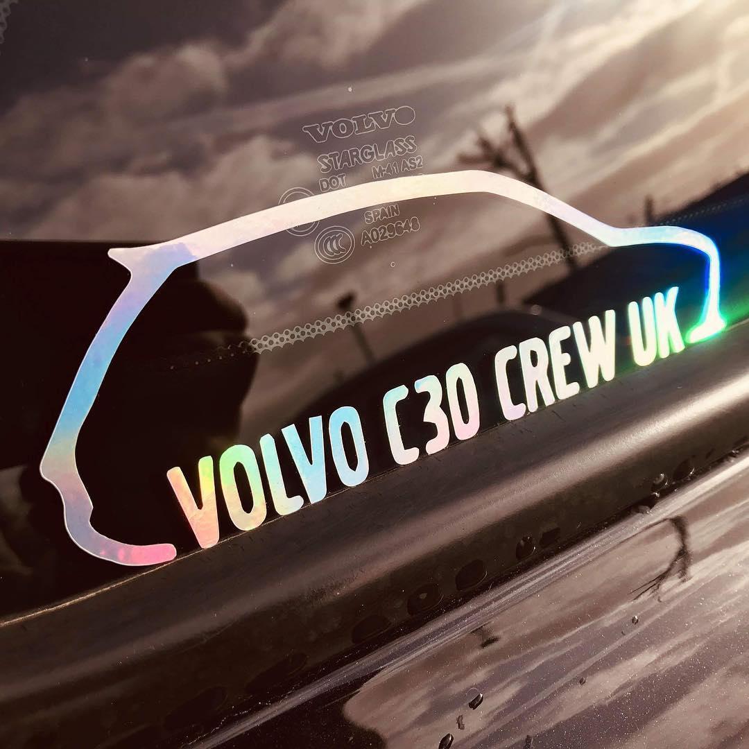 Volvo C30 Crew UK Stickers - ÄLG Performance