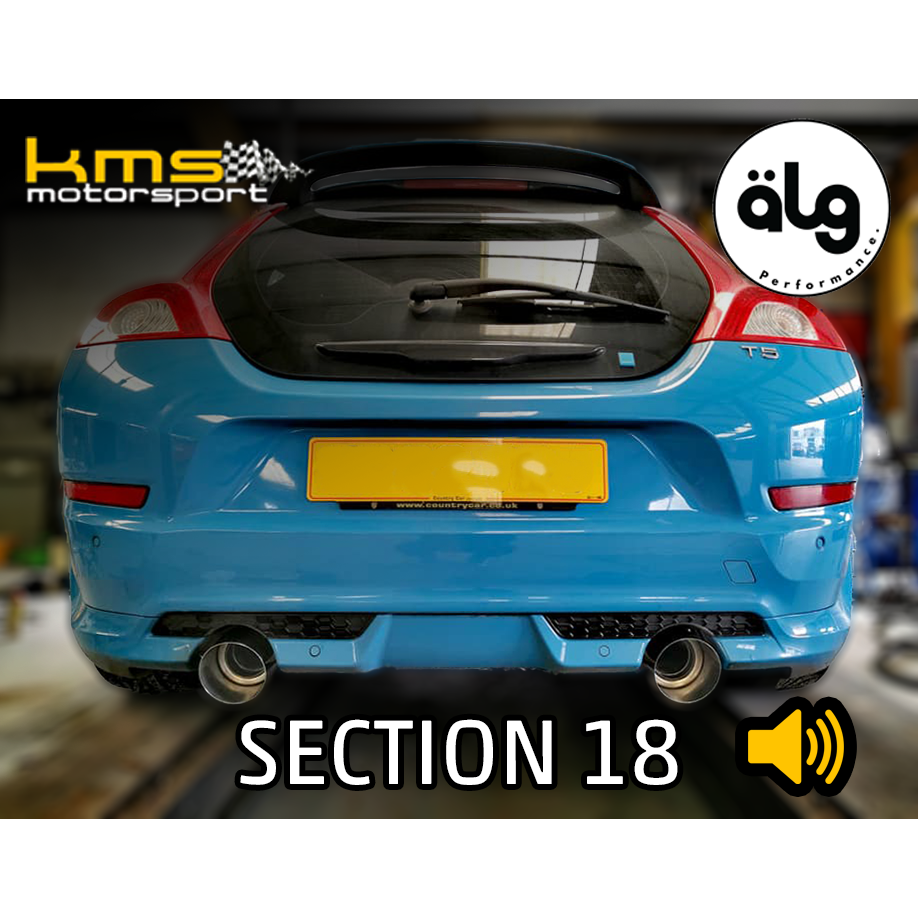 KMS Section 18 Exhaust System - Volvo C30 Facelift