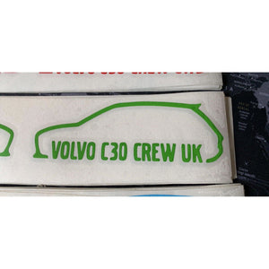Volvo C30 Crew UK Stickers - ÄLG Performance