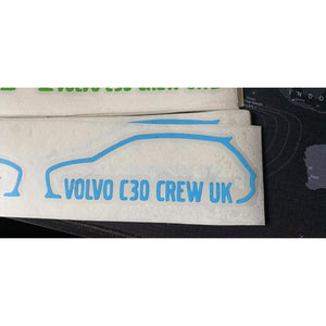 Volvo C30 Crew UK Stickers - ÄLG Performance