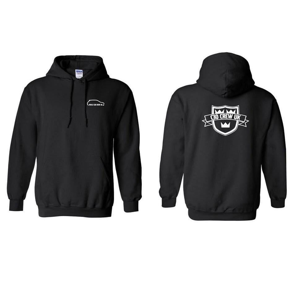 Black C30Crew Hoodie - ÄLG Performance