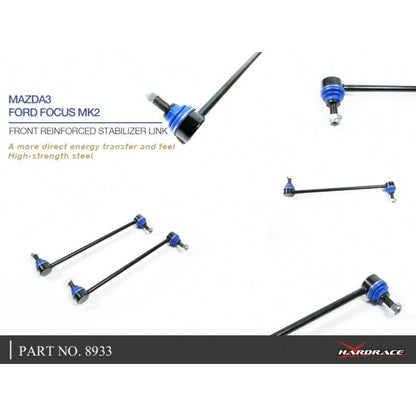 Hardrace Front Reinforced Drop Links – Volvo S60, V60, XC60, S80, V70 & XC70