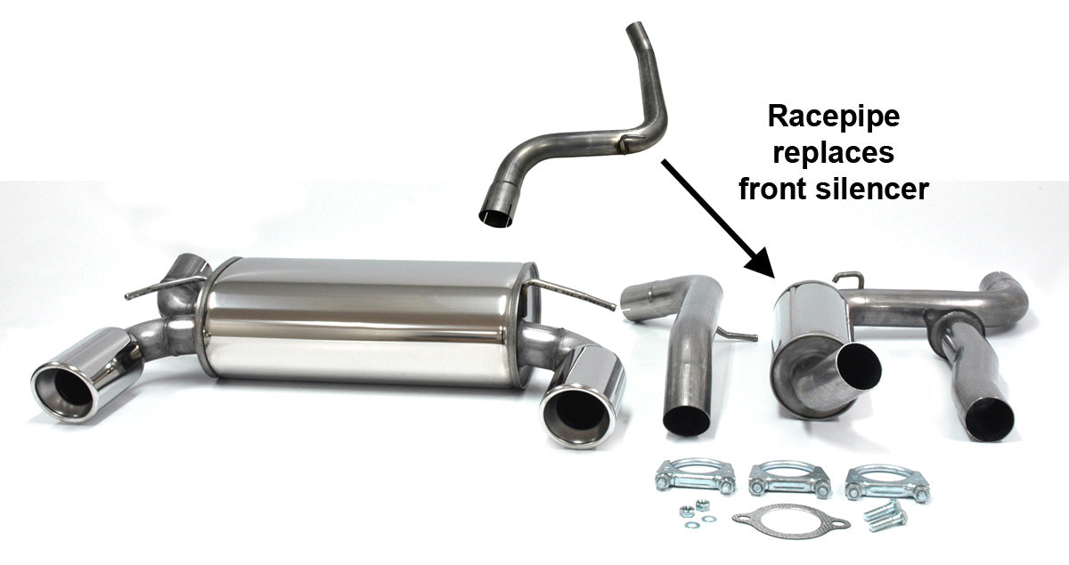 Jetex 19-HDR / 19-HDTR Cat Back Exhaust System for Volvo C30 Facelift T5 - 3