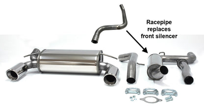 Jetex 19-HDR / 19-HDTR Cat Back Exhaust System for Volvo C30 Facelift T5 - 3
