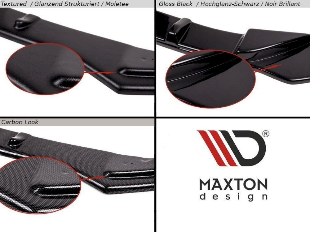 Maxton Design Central Rear Diffuser for Volvo XC60 Mk1 Facelift R-Design (VO-XC60-1F-RDESIGN-RD1G) - 6