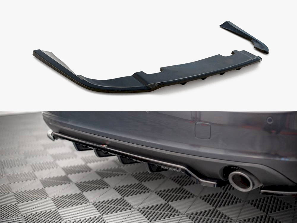 Maxton Design Rear Diffuser V1 (Vertical Bars) for Volvo V90 / S90 (VO-V90-2-RD1G+RSD1G) - 1