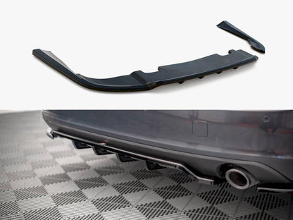 Maxton Design Rear Diffuser V1 (Vertical Bars) for Volvo V90 / S90 (VO-V90-2-RD1G+RSD1G) - 1