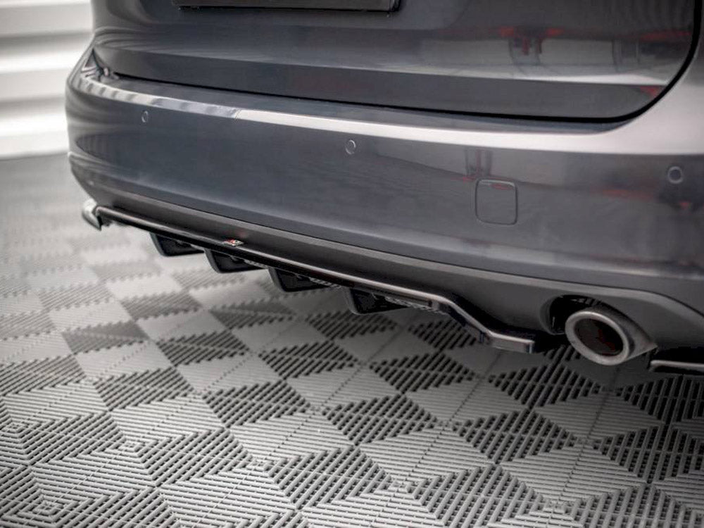Maxton Design Rear Diffuser V1 (Vertical Bars) for Volvo V90 / S90 (VO-V90-2-RD1G+RSD1G) - 2
