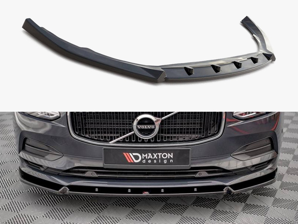 Maxton Design Front Splitter V2 for Volvo V90 / S90 (VO-V90-2-FD2G) - 1