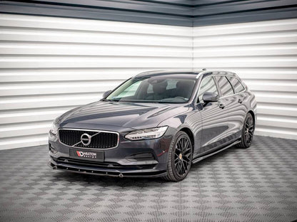 Maxton Design Front Splitter V2 for Volvo V90 / S90 (VO-V90-2-FD2G) - 3