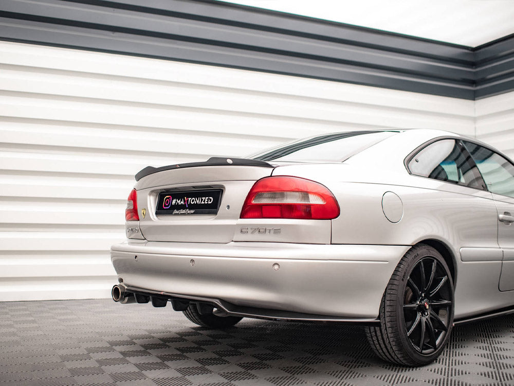 Maxton Design Central Rear Diffuser (Vertical Bars) for Volvo C70 Mk1 (VO-C70-1-RSD1G+RD1G) - 3