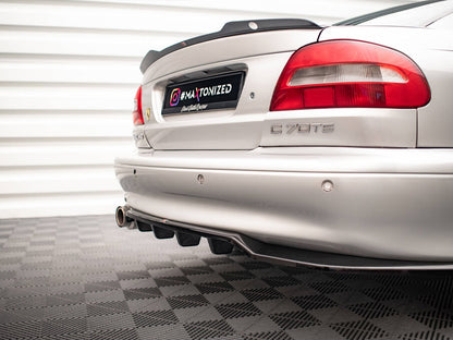 Maxton Design Central Rear Diffuser (Vertical Bars) for Volvo C70 Mk1 (VO-C70-1-RSD1G+RD1G) - 4