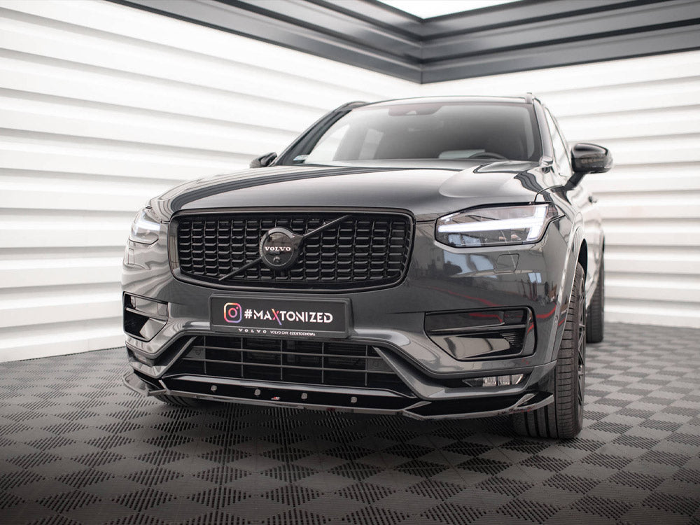 Maxton Design Front Splitter V1 for Volvo XC90 Mk2 R-Design Facelift (VO-XC90-2F-RDESIGN-FD1G) - 2