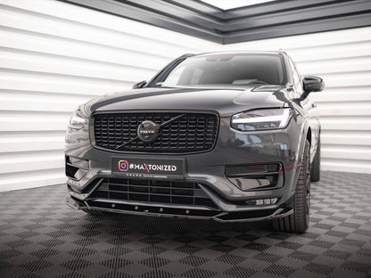 Maxton Design Front Splitter V1 for Volvo XC90 Mk2 R-Design Facelift (VO-XC90-2F-RDESIGN-FD1G) - 2