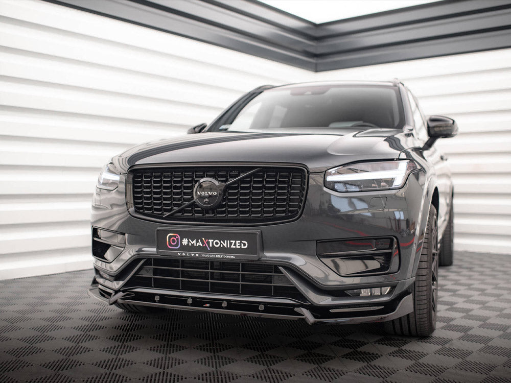 Maxton Design Front Splitter V2 for Volvo XC90 Mk2 R-Design Facelift (VO-XC90-2F-RDESIGN-FD2G) - 2
