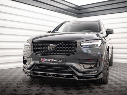 Maxton Design Front Splitter V2 for Volvo XC90 Mk2 R-Design Facelift (VO-XC90-2F-RDESIGN-FD2G) - 2