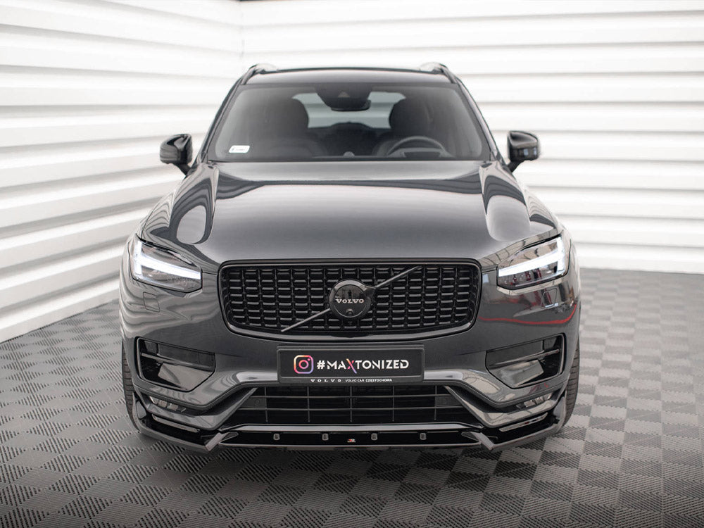 Maxton Design Front Splitter V2 for Volvo XC90 Mk2 R-Design Facelift (VO-XC90-2F-RDESIGN-FD2G) - 3