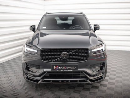 Maxton Design Front Splitter V2 for Volvo XC90 Mk2 R-Design Facelift (VO-XC90-2F-RDESIGN-FD2G) - 3