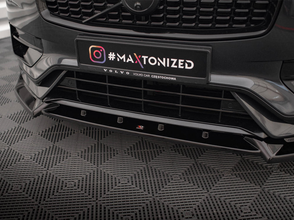 Maxton Design Front Splitter V2 for Volvo XC90 Mk2 R-Design Facelift (VO-XC90-2F-RDESIGN-FD2G) - 4