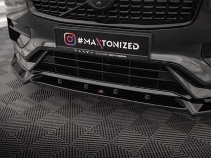 Maxton Design Front Splitter V2 for Volvo XC90 Mk2 R-Design Facelift (VO-XC90-2F-RDESIGN-FD2G) - 4