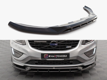 Maxton Design Front Splitter for Volvo XC60 Mk1 Facelift R-Design (VO-XC60-1F-RDESIGN-FD1G+FD1RG) - 1