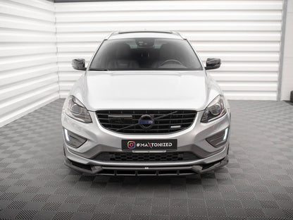 Maxton Design Front Splitter for Volvo XC60 Mk1 Facelift R-Design (VO-XC60-1F-RDESIGN-FD1G+FD1RG) - 3