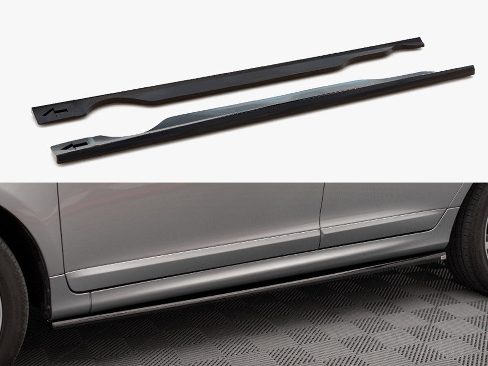 Maxton Design Side Skirts for Volvo XC60 Mk1 Facelift R-Design (VO-XC60-1F-RDESIGN-SD1G) - 1