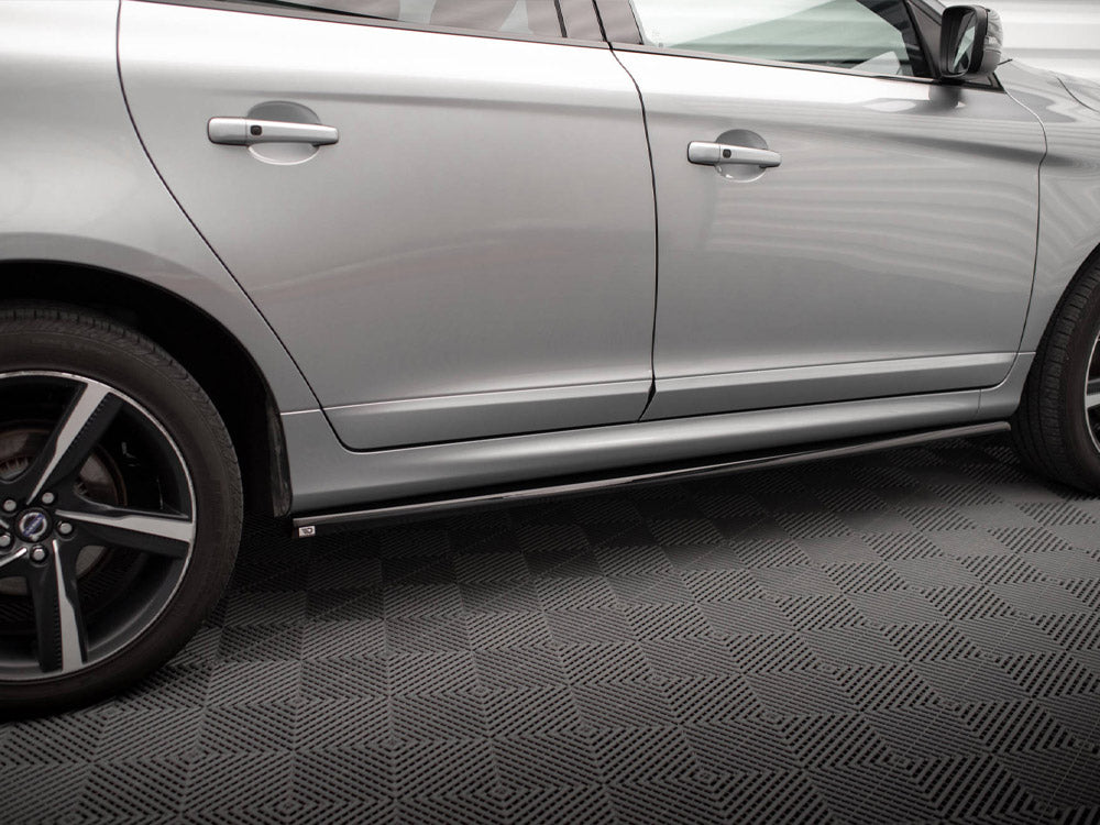 Maxton Design Side Skirts for Volvo XC60 Mk1 Facelift R-Design (VO-XC60-1F-RDESIGN-SD1G) - 4