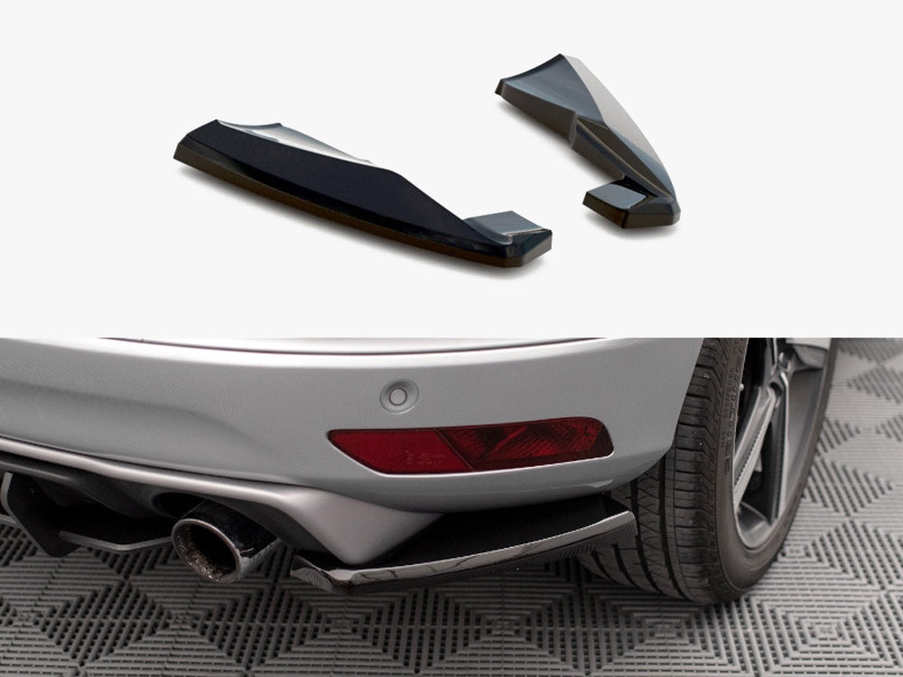 Maxton Design Rear Side Splitters (Rear Spats) for Volvo XC60 Mk1 Facelift R-Design (VO-XC60-1F-RDESIGN-RSD1G) - 1