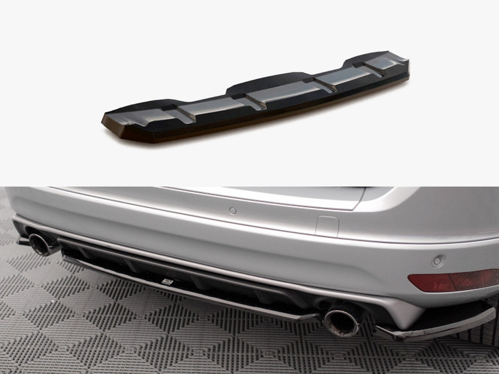 Maxton Design Central Rear Diffuser for Volvo XC60 Mk1 Facelift R-Design (VO-XC60-1F-RDESIGN-RD1G) - 1