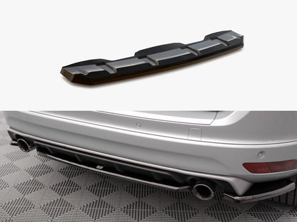 Maxton Design Central Rear Diffuser for Volvo XC60 Mk1 Facelift R-Design (VO-XC60-1F-RDESIGN-RD1G) - 1