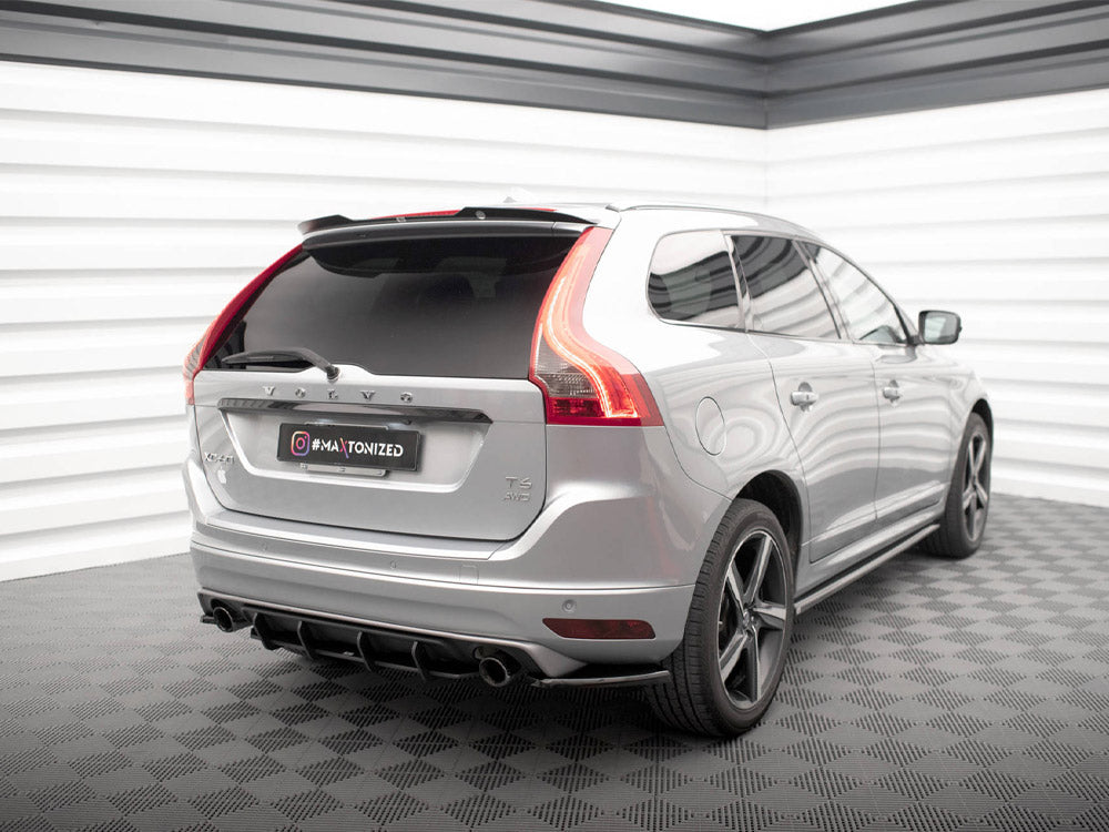 Maxton Design Street Pro Rear Diffuser for Volvo XC60 Mk1 Facelift R-Design (VOXC601FRDESIGNCNC-RS1B) - 2