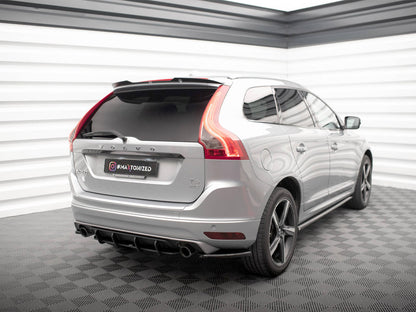 Maxton Design Street Pro Rear Diffuser for Volvo XC60 Mk1 Facelift R-Design (VOXC601FRDESIGNCNC-RS1B) - 2