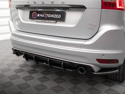 Maxton Design Street Pro Rear Diffuser for Volvo XC60 Mk1 Facelift R-Design (VOXC601FRDESIGNCNC-RS1B) - 3