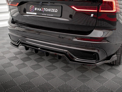 Maxton Design Rear Diffuser (Vertical Bars) for Volvo XC60 Mk2 Facelift R-Design (VO-XC60-2F-RDESIGN-RD1G+RD2G) - 3