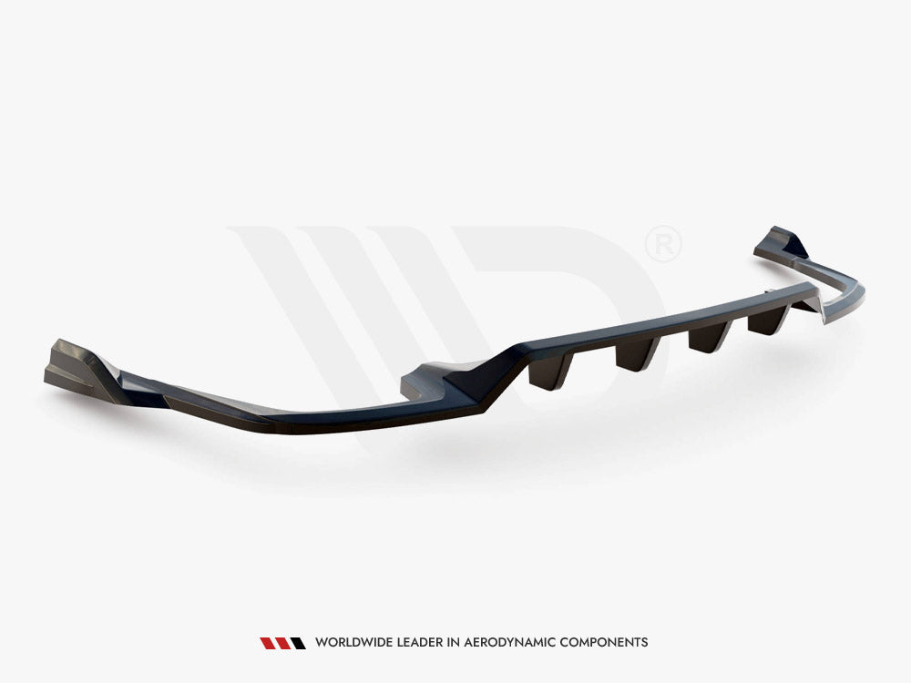 Maxton Design Rear Diffuser (Vertical Bars) for Volvo XC60 Mk2 Facelift R-Design (VO-XC60-2F-RDESIGN-RD1G+RD2G) - 6