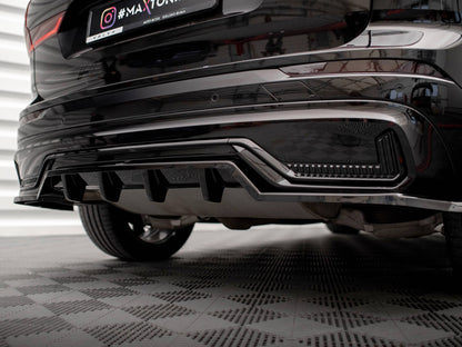 Maxton Design Rear Diffuser (Vertical Bars) for Volvo XC60 Mk2 Facelift R-Design (VO-XC60-2F-RDESIGN-RD1G+RD2G) - 5