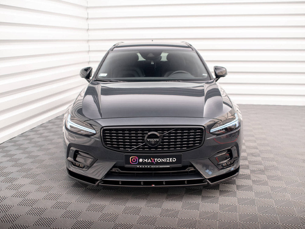 Maxton Design Front Splitter for Volvo V90 / S90 R-Design (VO-V90-2-RDESIGN-FD1G) - 3