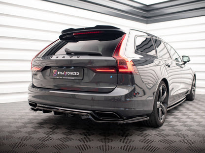 Maxton Design Spoiler Cap for Volvo V90 R-Design (VO-V90-2-RDESIGN-CAP1G) - 2
