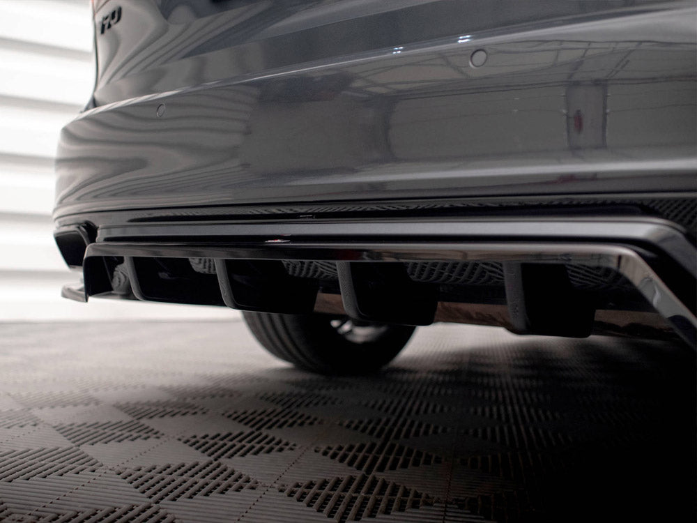 Maxton Design Rear Diffuser (Vertical Bars) for Volvo V90 / S90 R-Design (VO-V90-2-RDESIGN-RD1G+RD2G) - 5