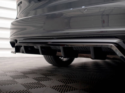 Maxton Design Rear Diffuser (Vertical Bars) for Volvo V90 / S90 R-Design (VO-V90-2-RDESIGN-RD1G+RD2G) - 5