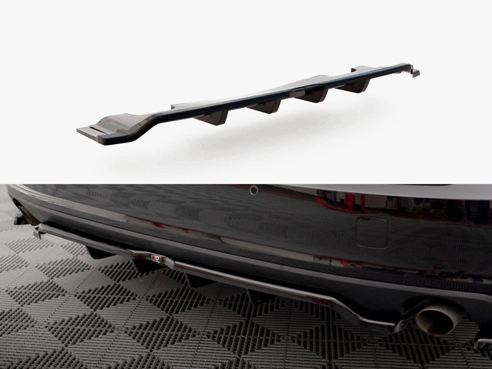 Maxton Design Rear Diffuser V2 (Vertical Bars) for Volvo V90 / S90 (VO-V90-2-RD2G+RD1G) - 1
