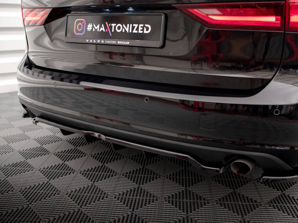 Maxton Design Rear Diffuser V2 (Vertical Bars) for Volvo V90 / S90 (VO-V90-2-RD2G+RD1G) - 3