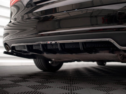 Maxton Design Rear Diffuser V2 (Vertical Bars) for Volvo V90 / S90 (VO-V90-2-RD2G+RD1G) - 4
