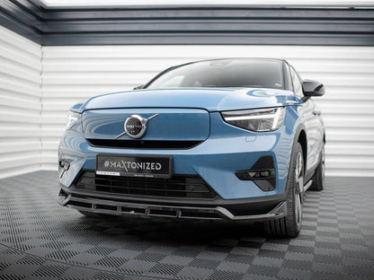 Maxton Design Front Splitter for Volvo C40 (VO-C40-1-FD1G+FD1RG) - 2